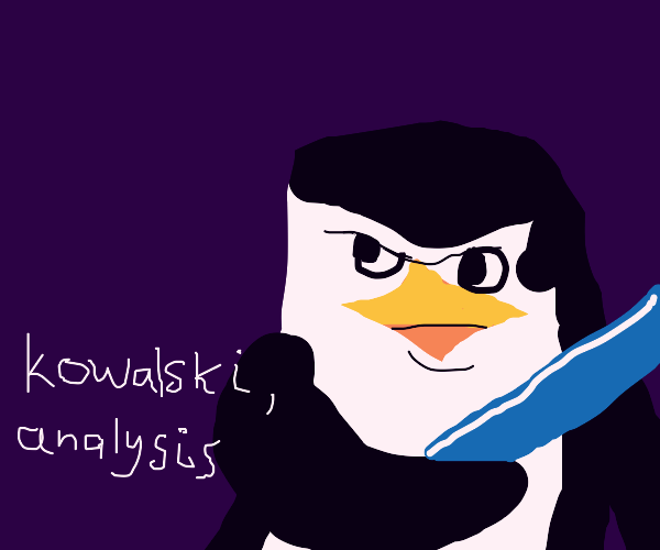 Kowalski, analysis Drawception