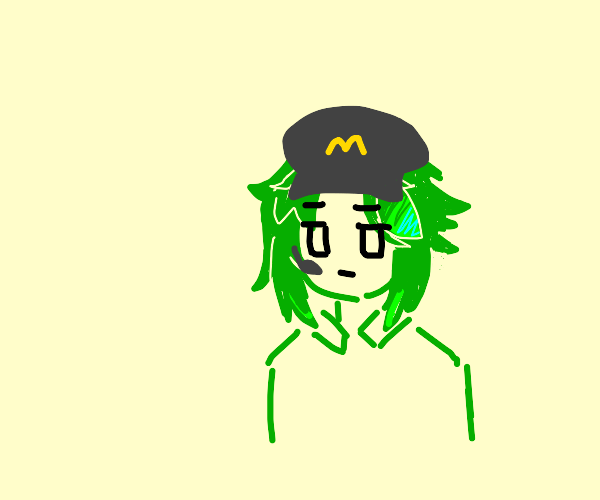 Xiao works at McDonalds now Drawception