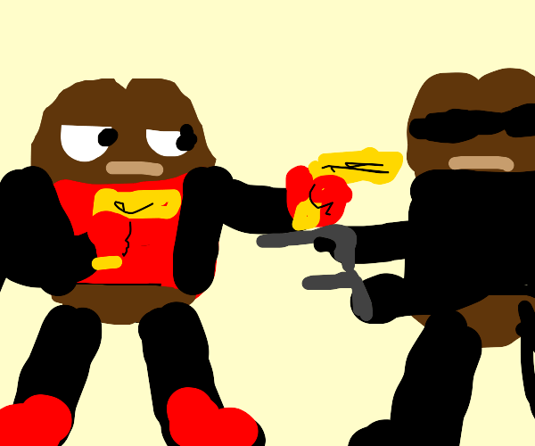 Killer Bean vs Vagan Drawception