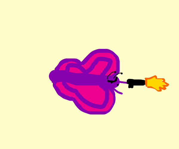 Butterfly Shooting Drawception