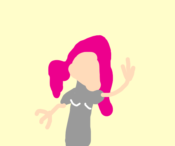 Sayori wants to hang out with you Drawception