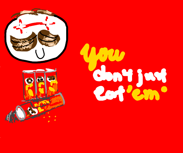 A PringlesMan God Drawception