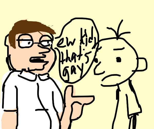 Peter Griffin vs Greg Heffley Drawception