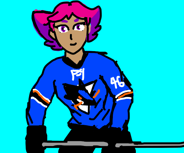 Anime girl Ice skating Drawception