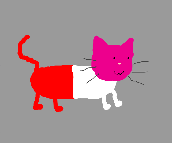 Eraser Cat (battle cats) Drawception