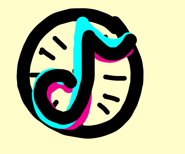 Tik Tok on the clock Drawception