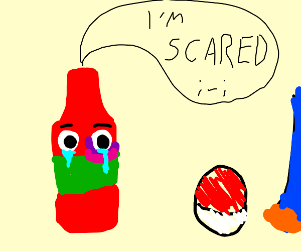 Scared Ketchup Drawception