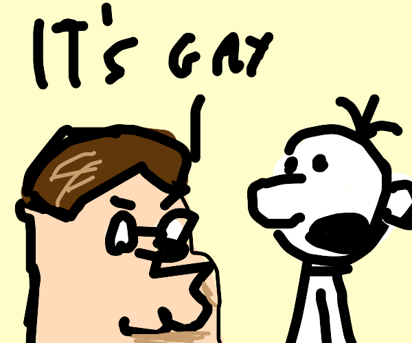 Peter Griffin vs Greg Heffley Drawception