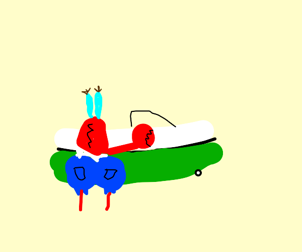 BUFF MR KRABS (I need it for a meme) Drawception