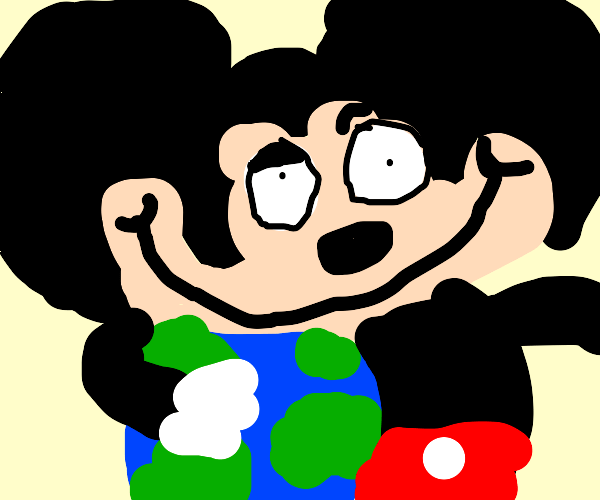 Mickey Mouse taking over the World Drawception