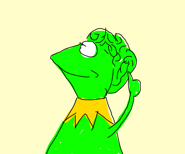 Vaporwave Kermit Drawception