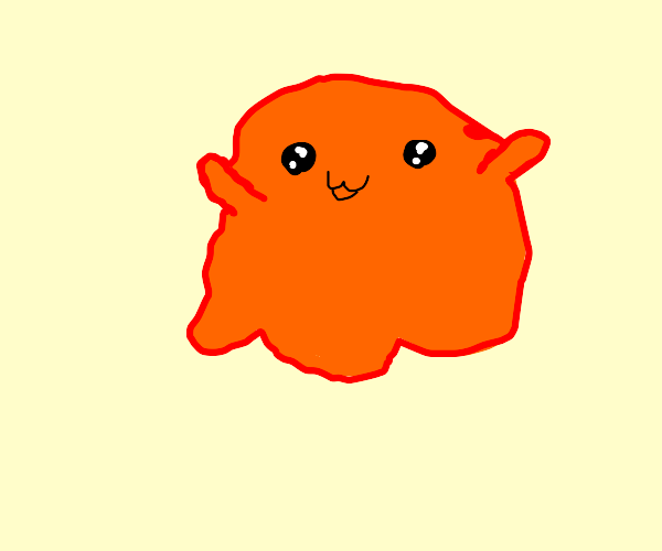 SCP999 (The Cute orange blob) Drawception