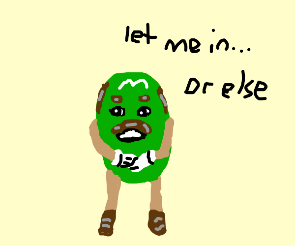 Dr Phil as Green M&M (meme) Drawception