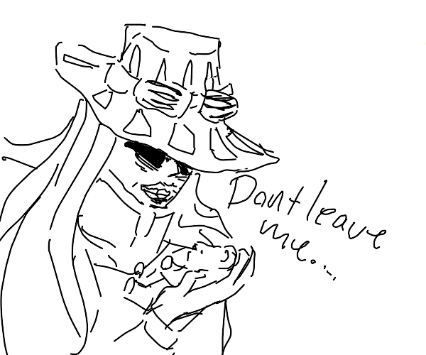 Gyro Zeppeli's teddy bear lost one arm ( Drawception