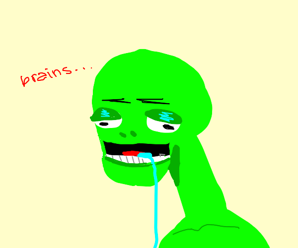 sleeping zombie Drawception