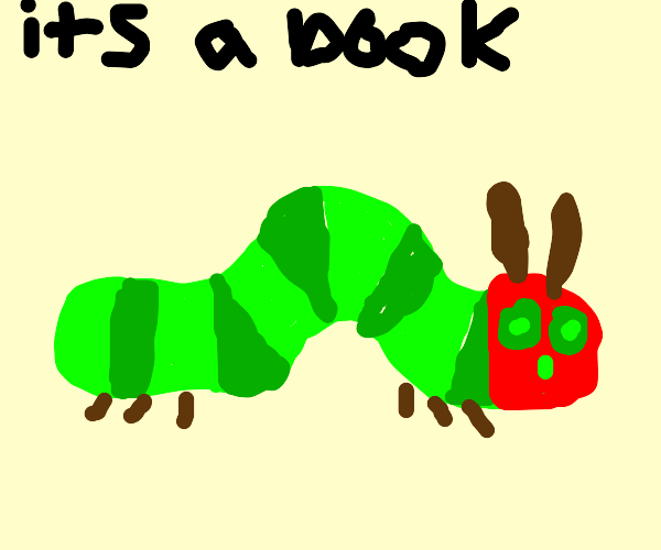 Caterpillar eating a Pineapple Drawception