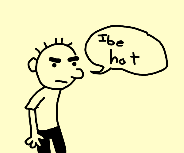 rodrick heffley is hot Drawception
