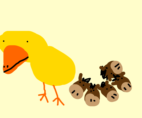 100 duck sized horses fight 1 horse sized duc Drawception