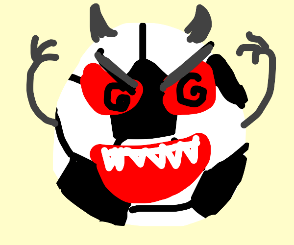 Scary Soccer Ball Drawception
