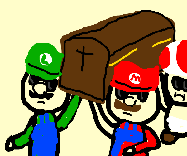 Toad Coffin Dance Drawception