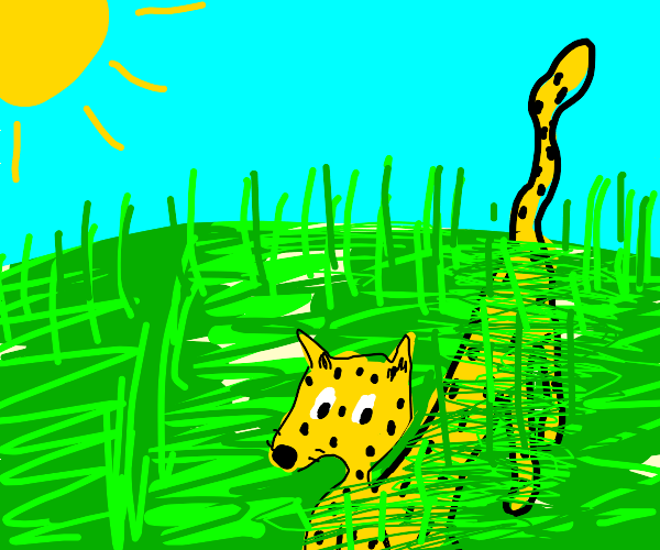 Cheetah Concept Art Drawception