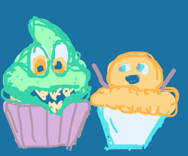 Cupcake snake Drawception