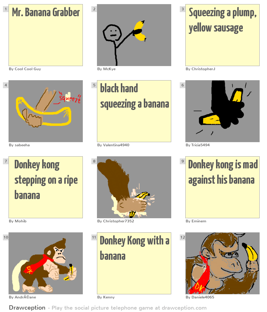 Mr. Banana Grabber Drawception