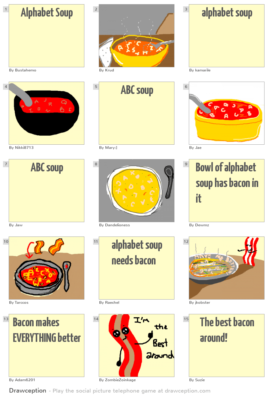 Alphabet Soup Drawception