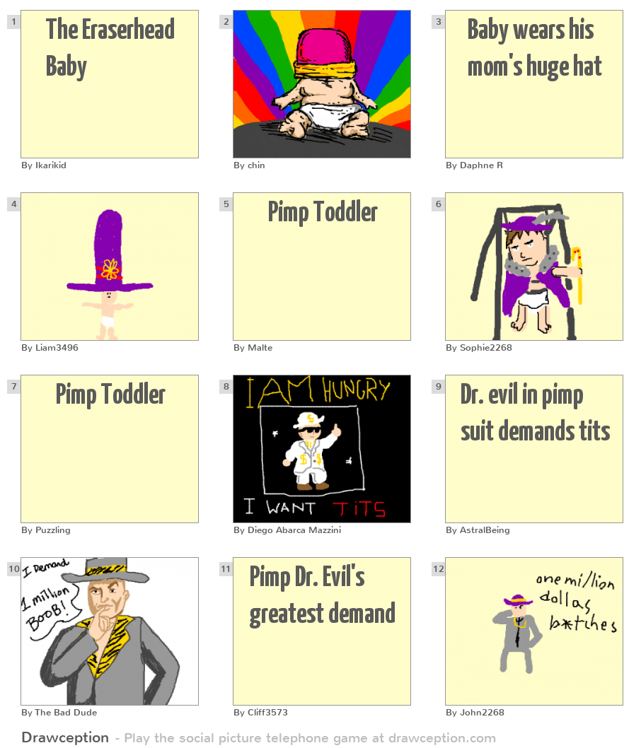 The Eraserhead Baby Drawception