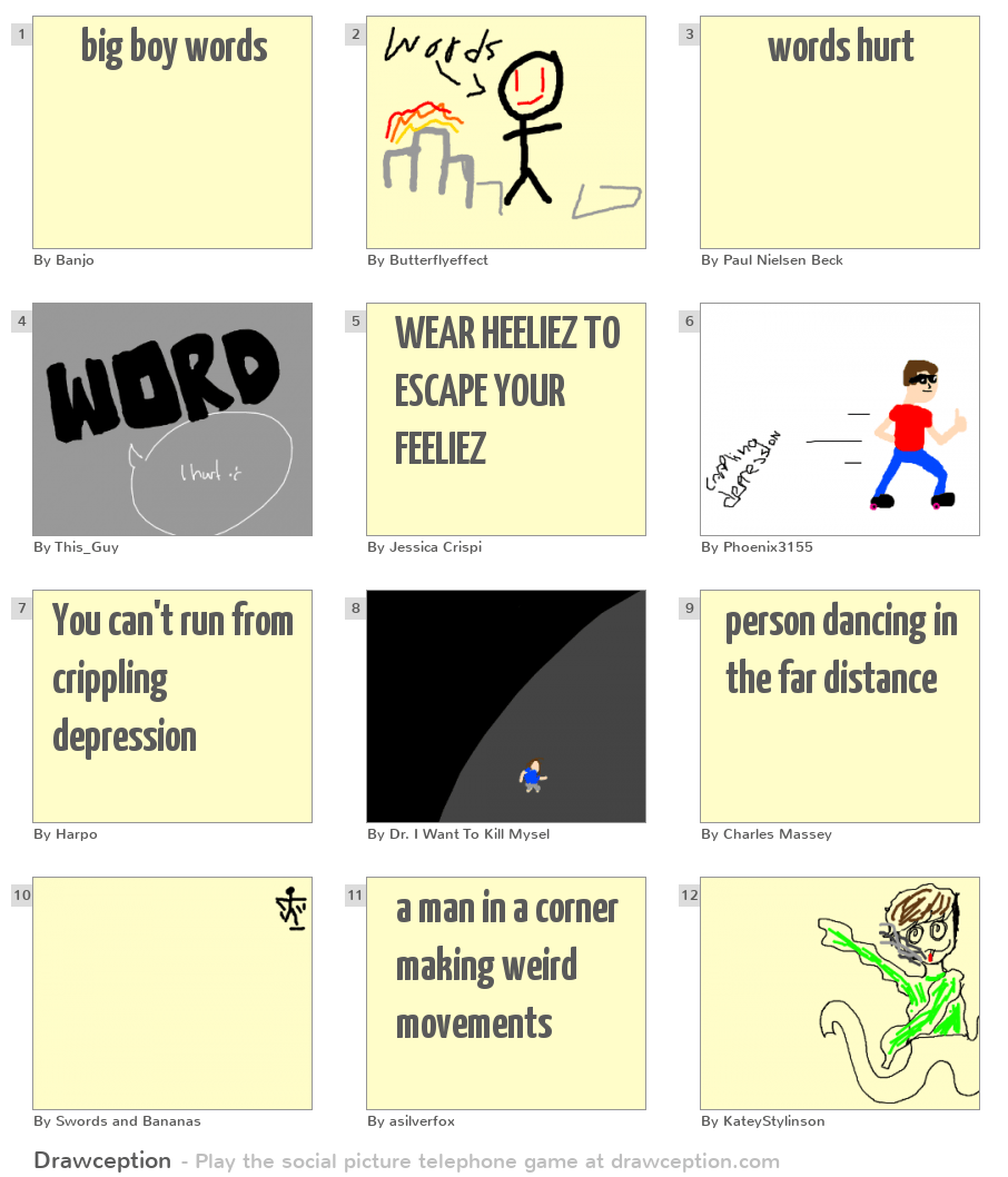 big boy words Drawception