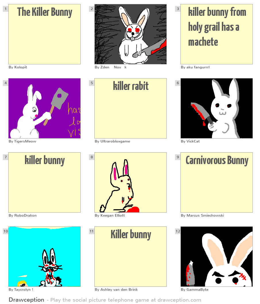 Killer Bunnies Game Rules