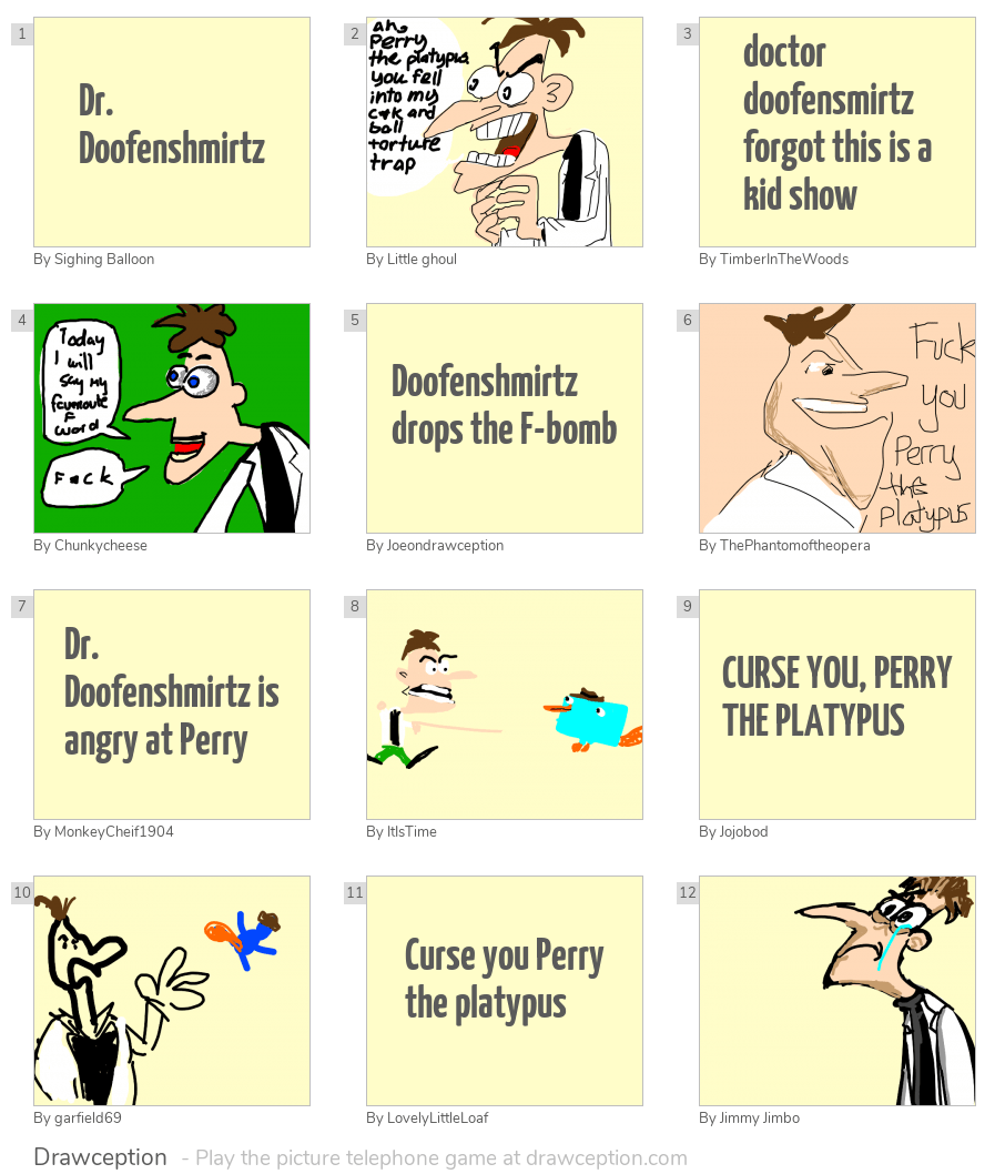 Dr. Doofenshmirtz Drawception
