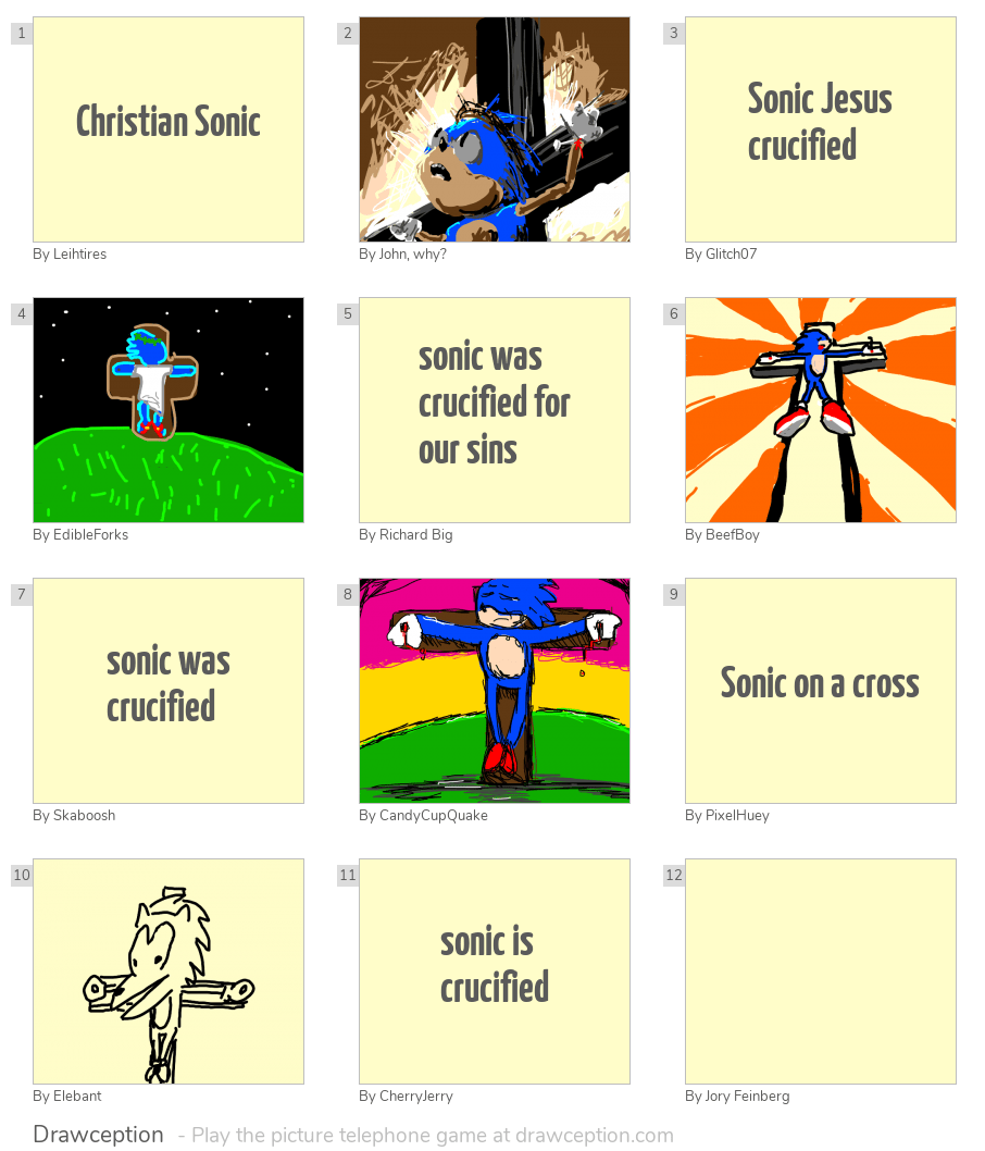 Christian Sonic Drawception