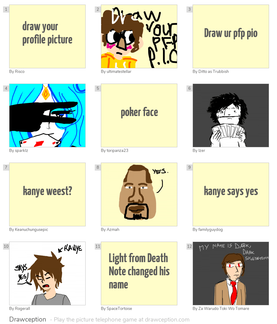 draw your profile picture Drawception