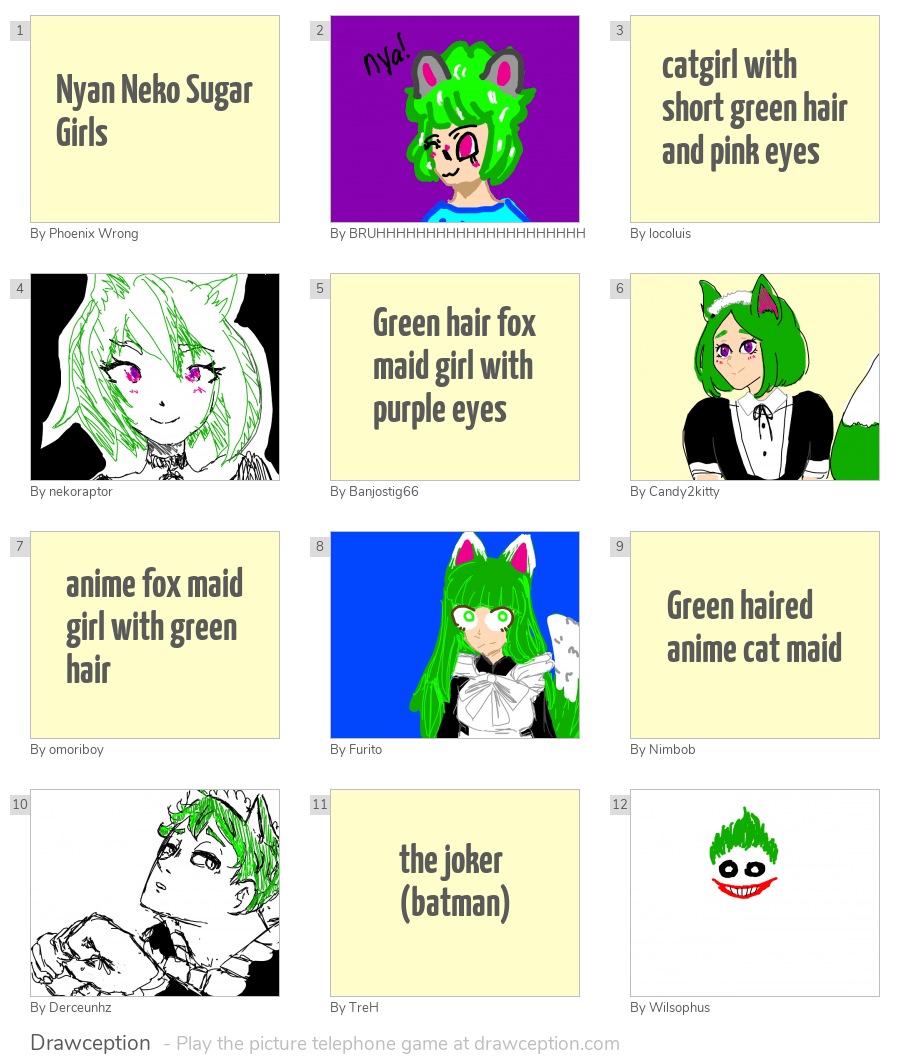 Nyan Neko Sugar Girls Drawception