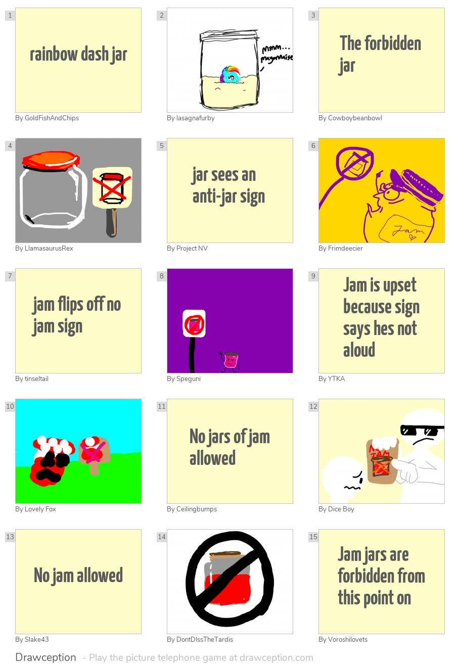 rainbow dash jar Drawception