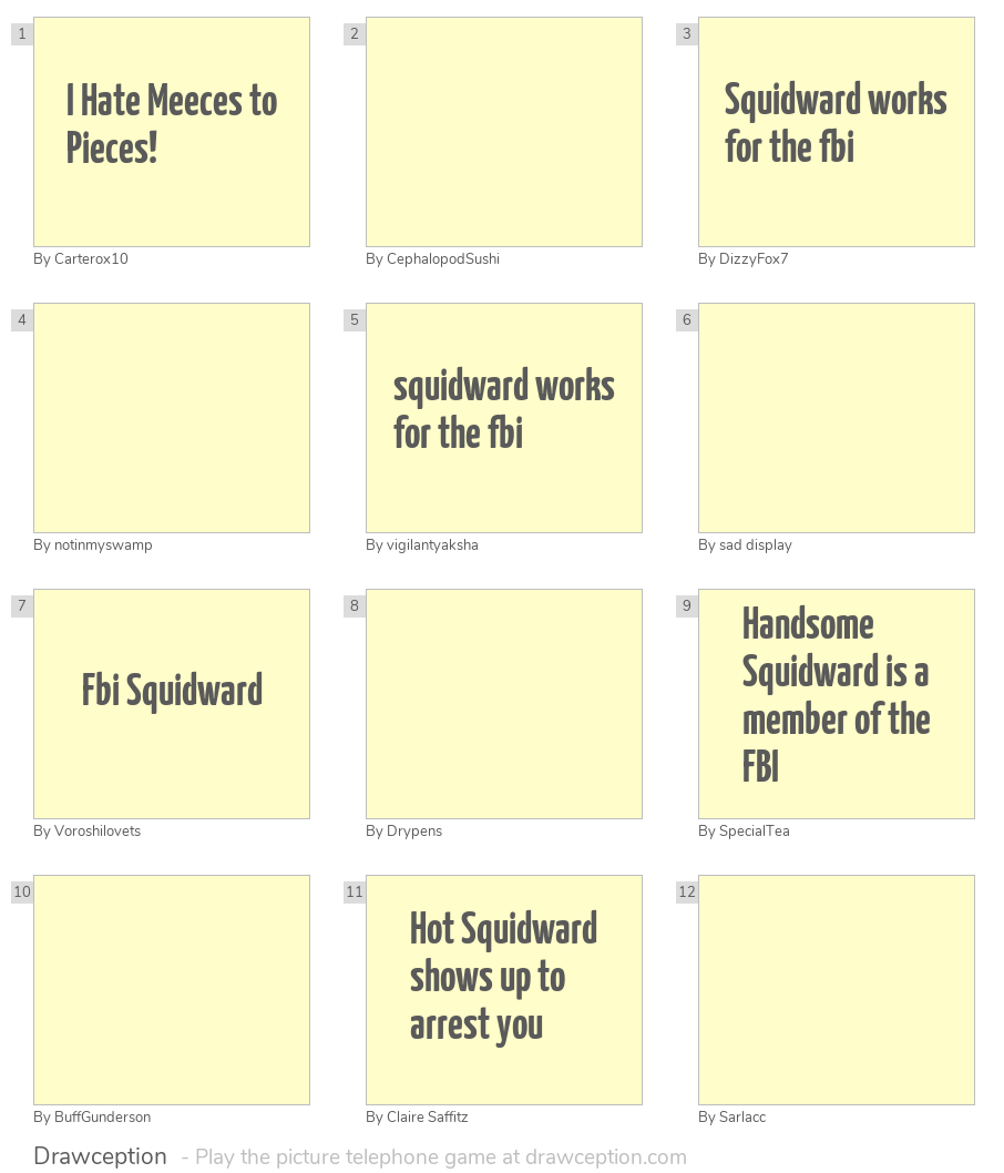 I Hate Meeces to Pieces! Drawception