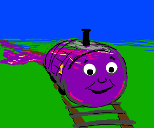 Thomas the Purple Drank Engine - Drawception