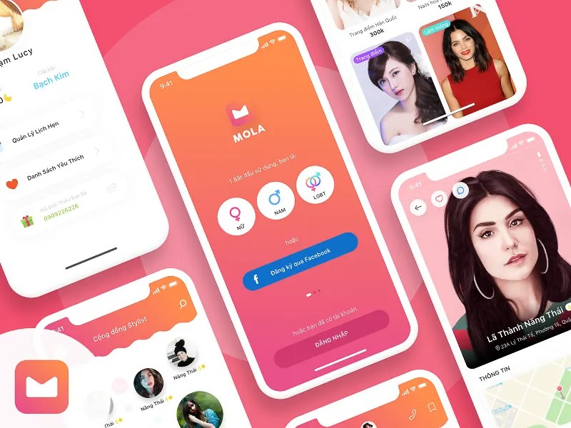 MOLA Beauty App by B E A R on Dribbble