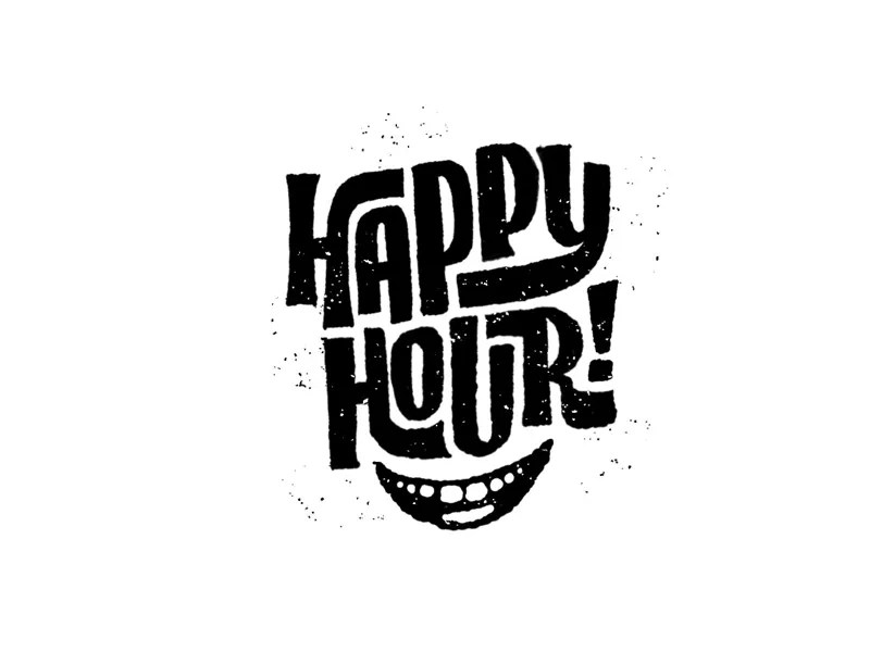 Happy hour! by The High Road Design on Dribbble