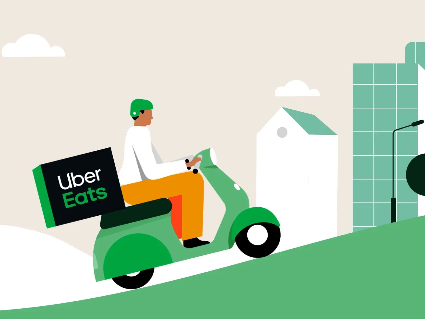 UberEats Delivery by Vidico on Dribbble