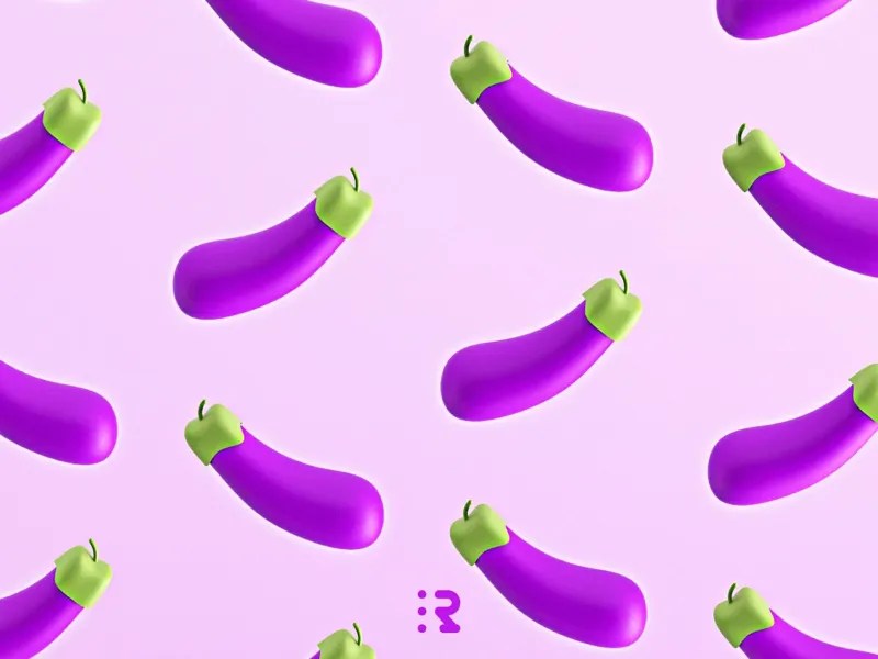 Eggplant wallpaper 🍆 by Cristian Rivas on Dribbble