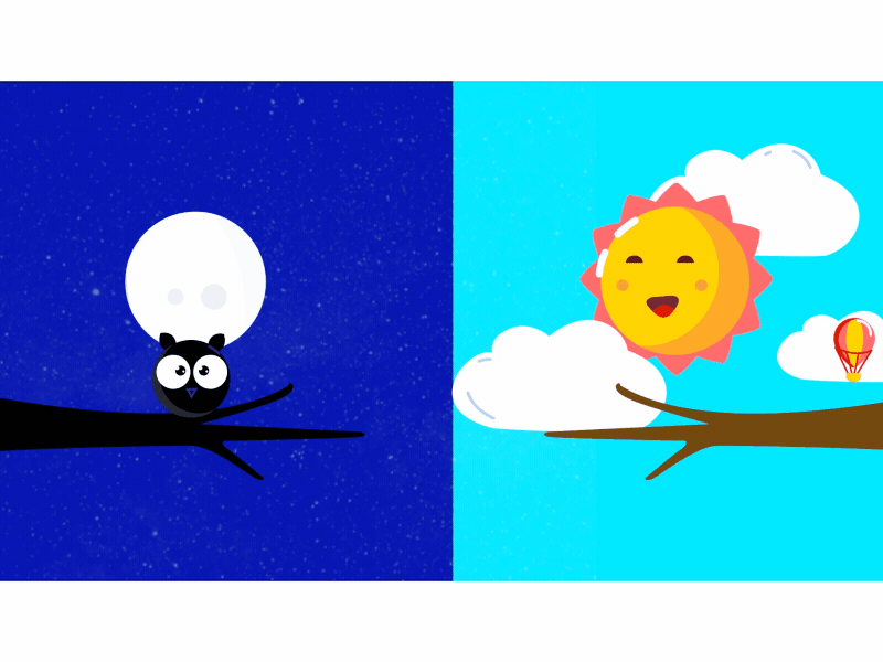 Day & Night by Bassem Elhossiney on Dribbble