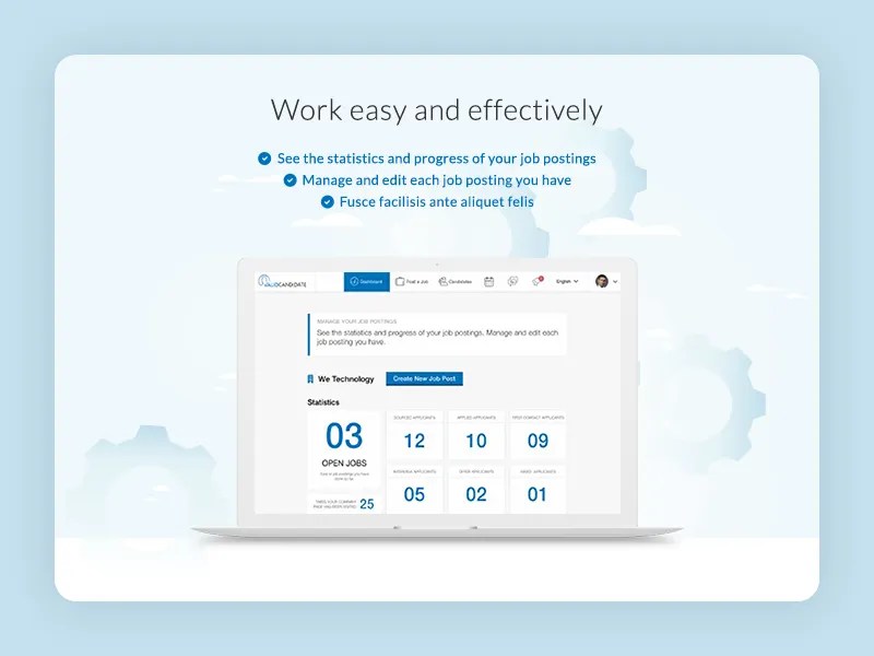 Applicant Tracking System Benefits by Sveta Fedeeva on Dribbble