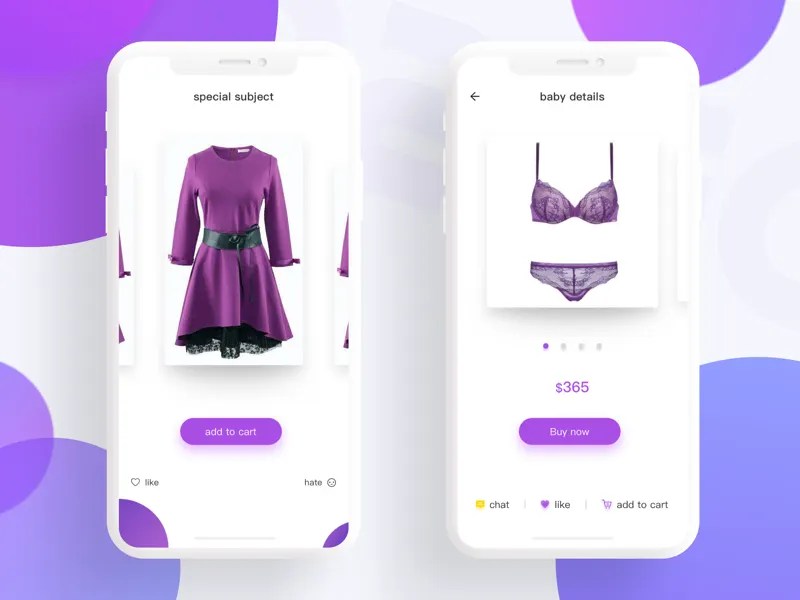Apparel APP by Maggie on Dribbble