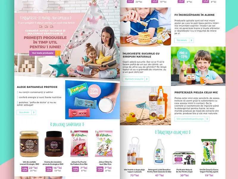 Children & Baby Newsletter by Wizzdesign on Dribbble