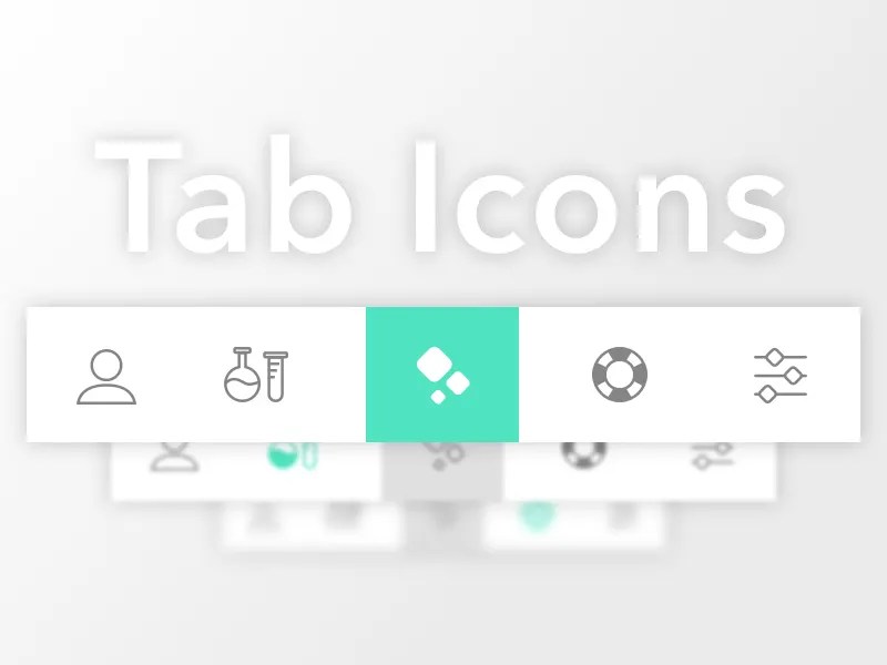 Tab Icons GoFire iOS App by Daniel R Farrell on Dribbble