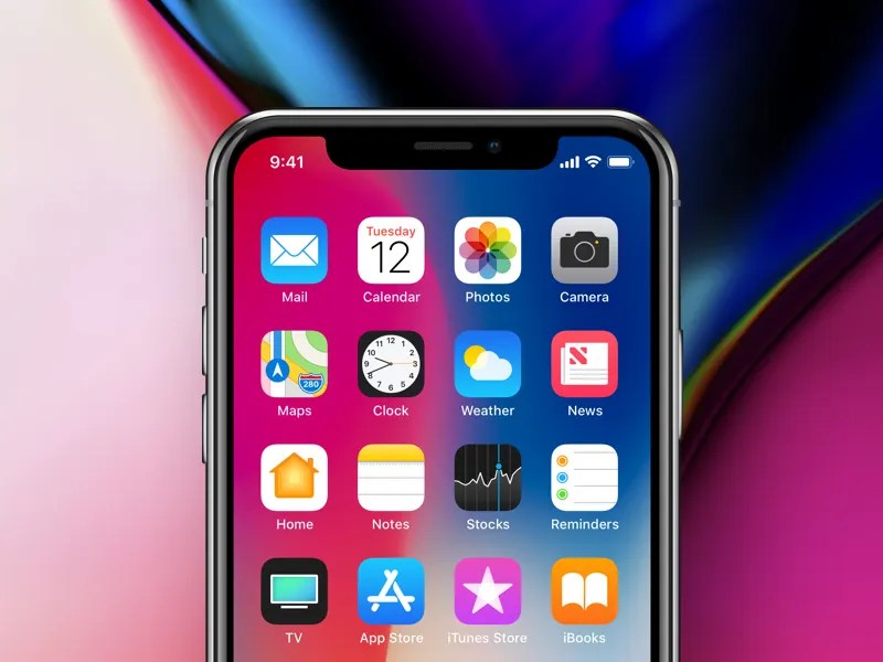 iPhone X in vector by Christian Lomholt on Dribbble