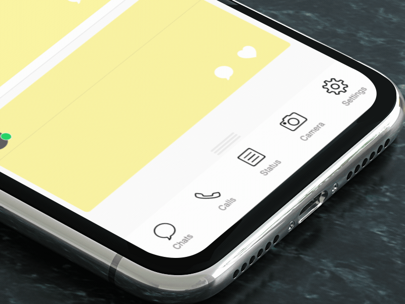 Animated sliding tab bar by Rohit Khosla for hᴧlfpıcᴧ on Dribbble