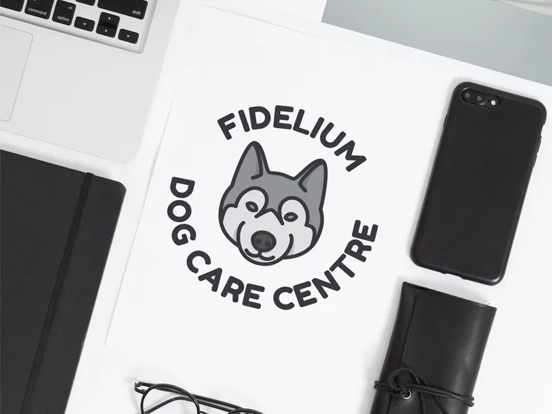 Fidelium Dog Care Centre Logo by Lazar Todorovic on Dribbble